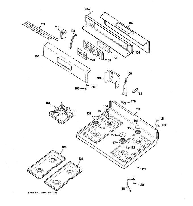 Diagram for JGBP32SEL2SS