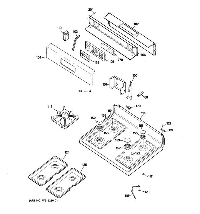 Diagram for JGBP34BEL2BB