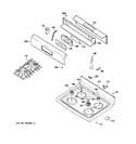 Diagram for 2 - Control Panel & Cooktop