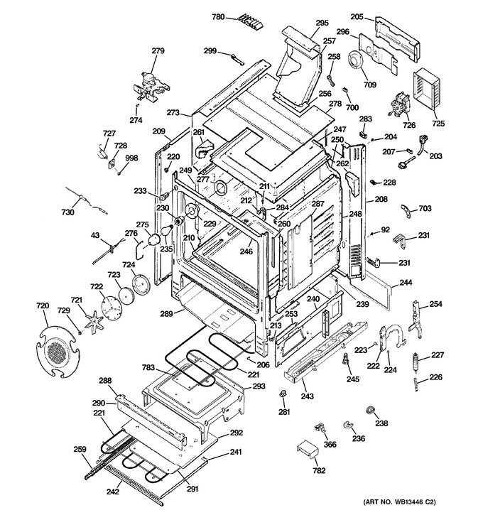 Diagram for JGB928TEK5WW