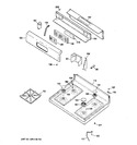 Diagram for 2 - Control Panel & Cooktop