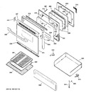 Diagram for 4 - Door & Drawer Parts