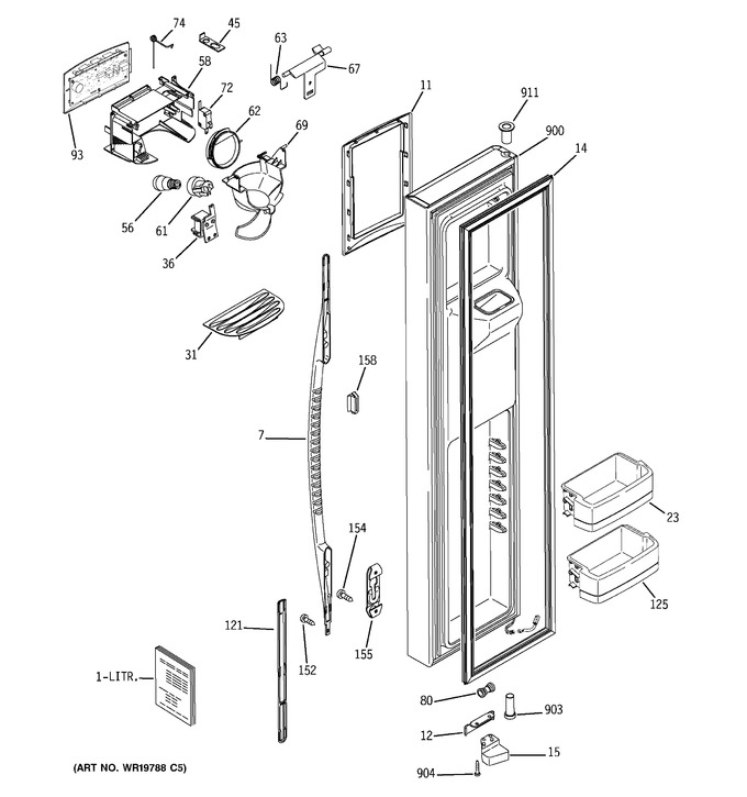 Diagram for GCE23LHTAFBB