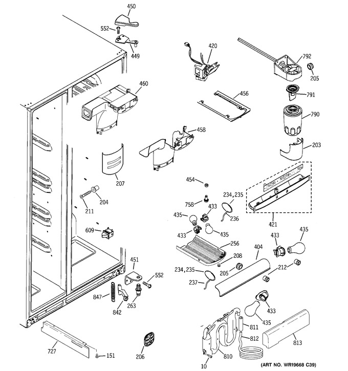 Diagram for GCE23LHTAFWW