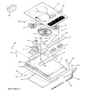 Diagram for 1 - Cooktop Parts