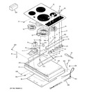 Diagram for 1 - Cooktop Parts