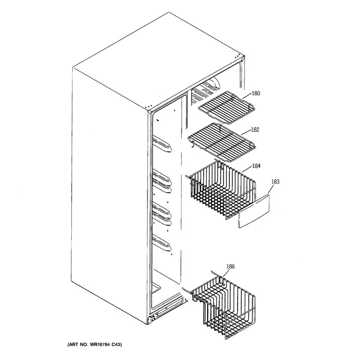 Diagram for GCE21LGTAFWW