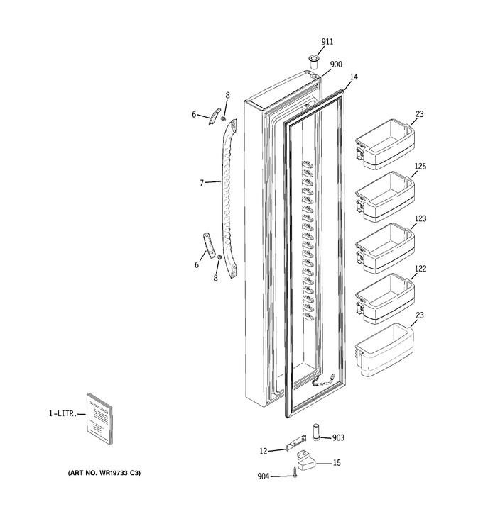 Diagram for GCE23LBTAFWW