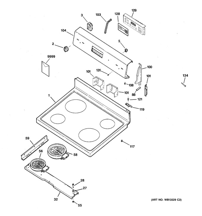 Diagram for JB600WK1WW