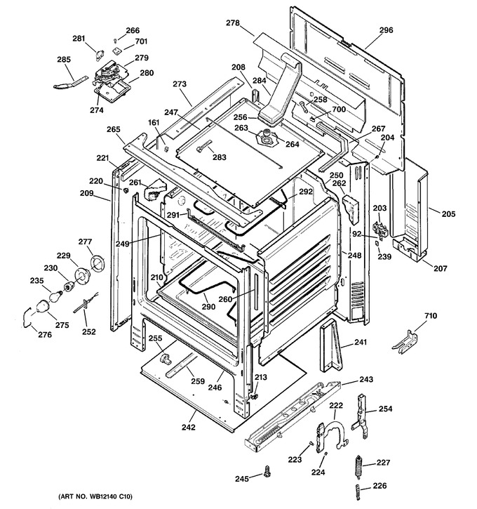 Diagram for JB600WK1WW