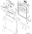 Diagram for 1 - Escutcheon & Door Assembly