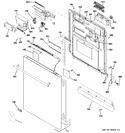 Diagram for 1 - Escutcheon & Door Assembly