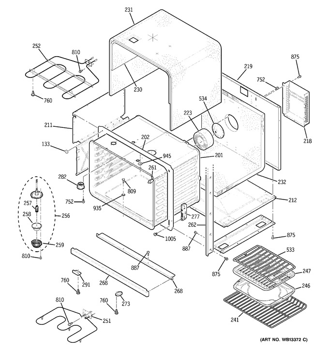 Diagram for JT980WH3WW