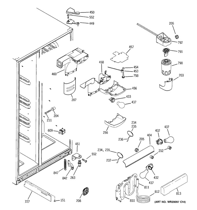 Diagram for LSS25XGTEBB