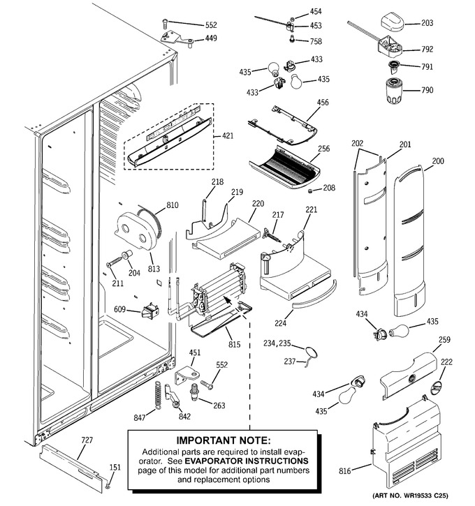 Diagram for ZFSB25DTB SS