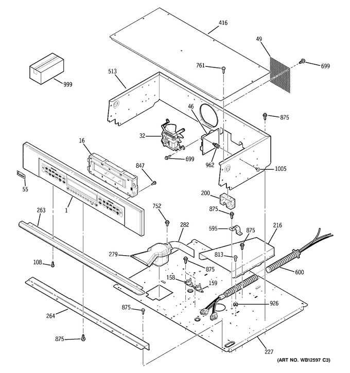 Diagram for ZET958WF4WW