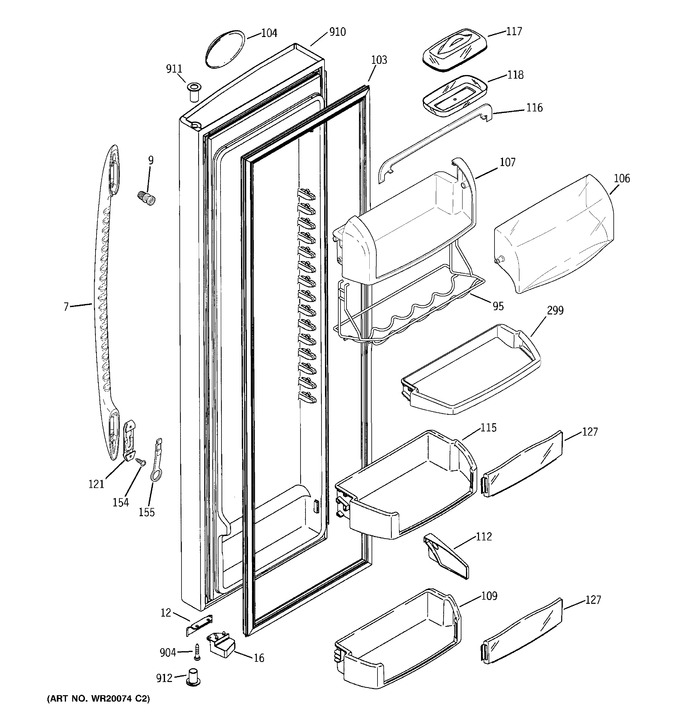 Diagram for PSK25NGSDCWW