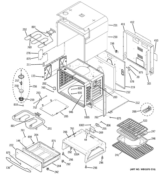 Diagram for JS998BK1BB