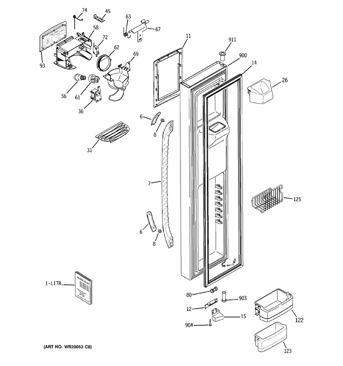 Diagram for GSF25TGTEBB