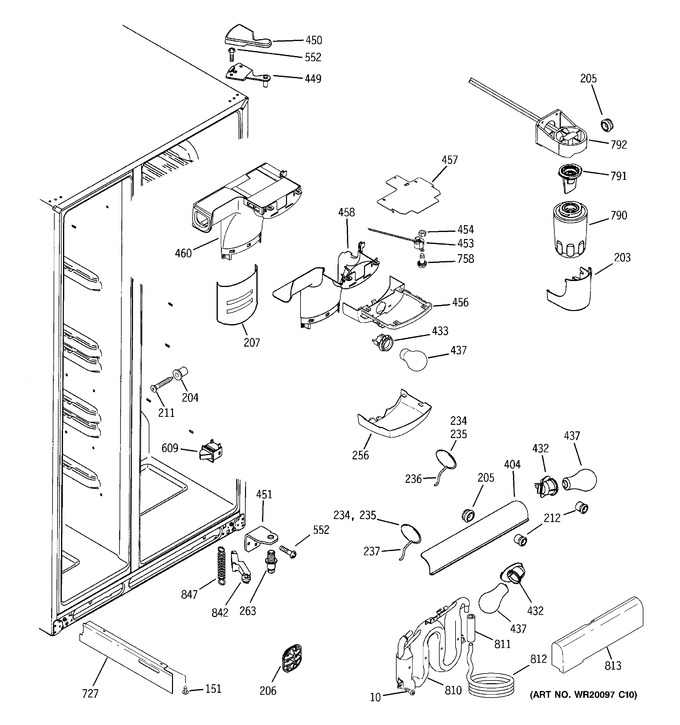 Diagram for GSF25TGTEBB