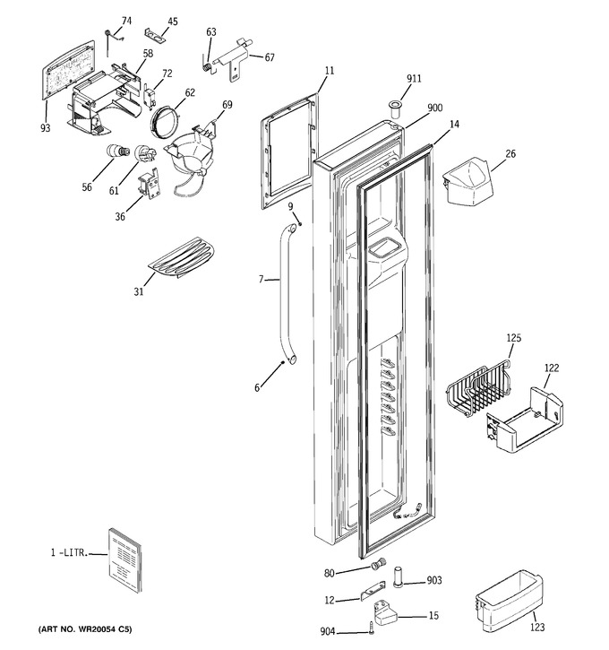 Diagram for GSS25LSTESS