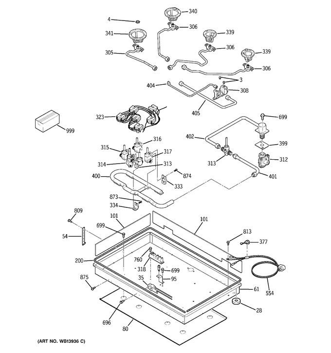 Diagram for JGP975CEK2CC