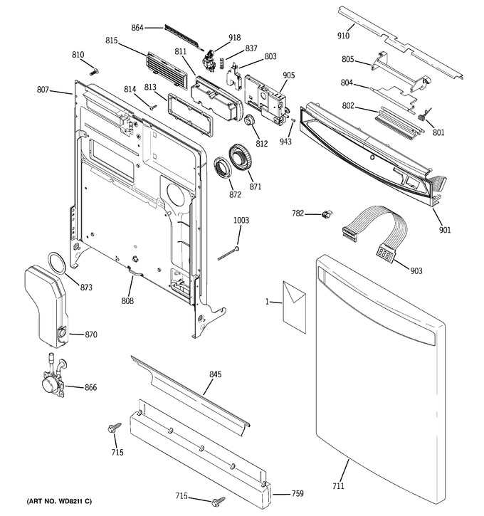 Diagram for PDW7900N00WW