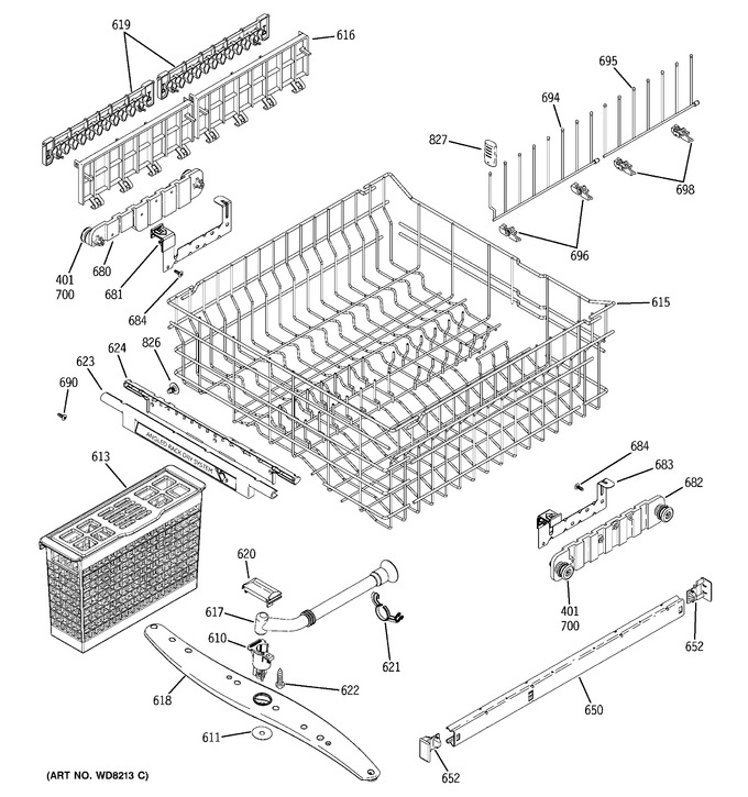 Diagram for PDW7900N00WW