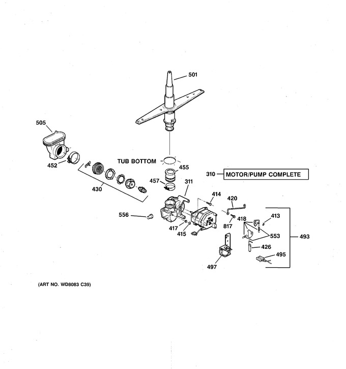 Diagram for GSD3100N00WW