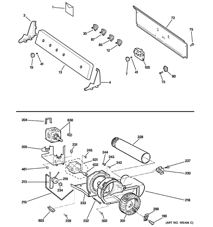 Diagram for DLSR483EG0WW