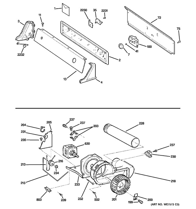 Diagram for DVLR223PF0WW