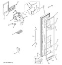 Diagram for 1 - Freezer Door