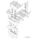 Diagram for 1 - Gas & Burner Parts