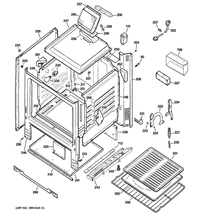 Diagram for JGBS10WEH2WW