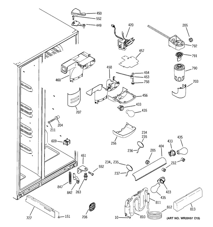 Diagram for GCE23LHTBFWW