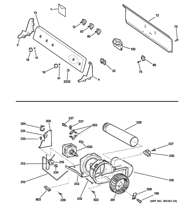 Diagram for DWSR463EG1WW