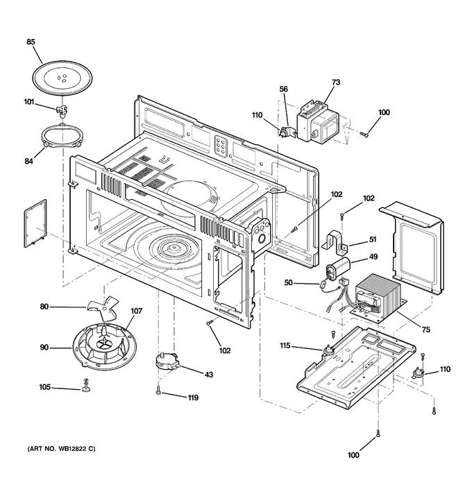 Diagram for JVM1640WH001