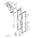 Diagram for 1 - Freezer Door