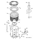 Diagram for 3 - Tub, Basket & Agitator