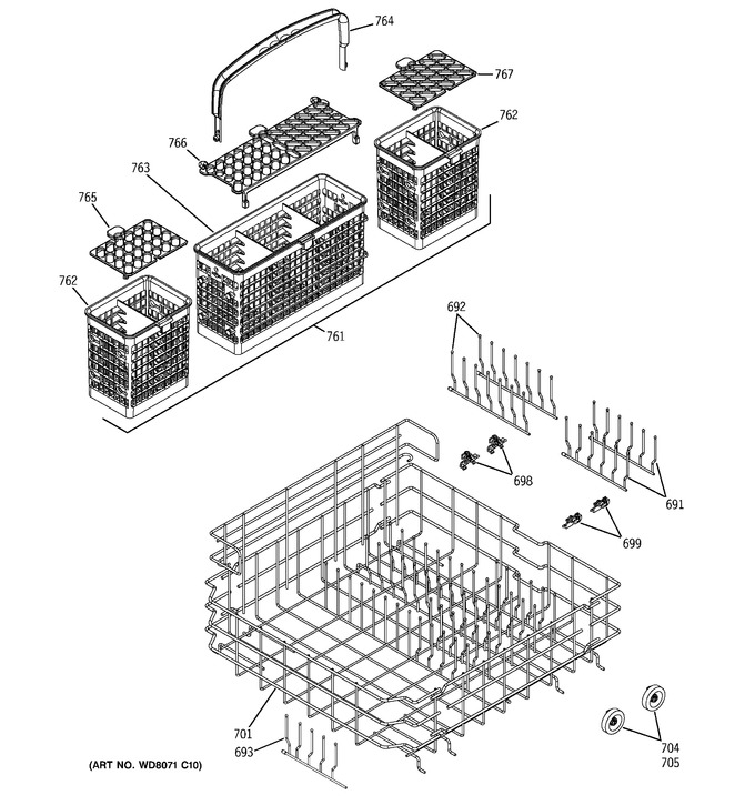 Diagram for PDW7800N00WW