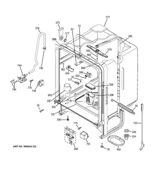 Diagram for EDW6160N10SS