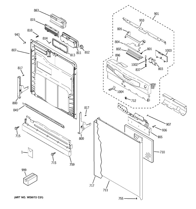 Diagram for GHD5711N10WW