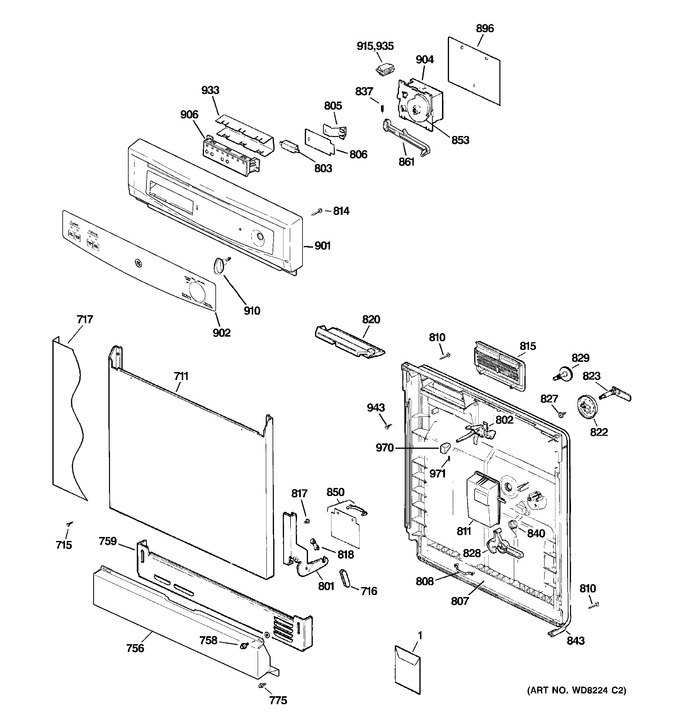 Diagram for GSD2300N00WW