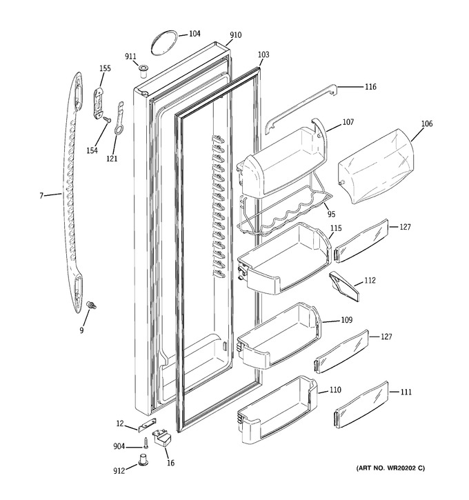 Diagram for PCF23NGTCWW