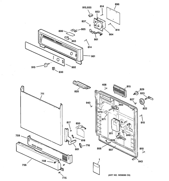 Diagram for HDA2000G04WW