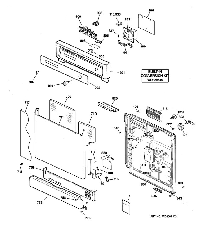 Diagram for GSC3200G01BB