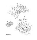 Diagram for 2 - Control Panel & Cooktop