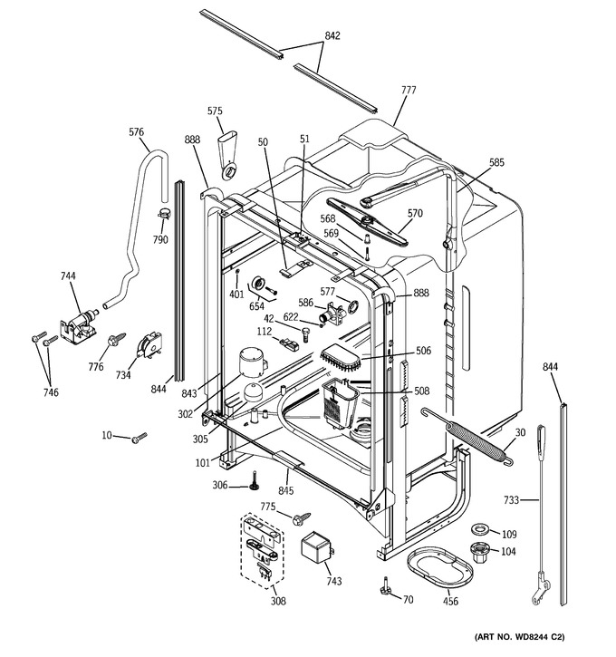 Diagram for PDW7300N15CC