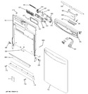 Diagram for 1 - Escutcheon & Door Assembly