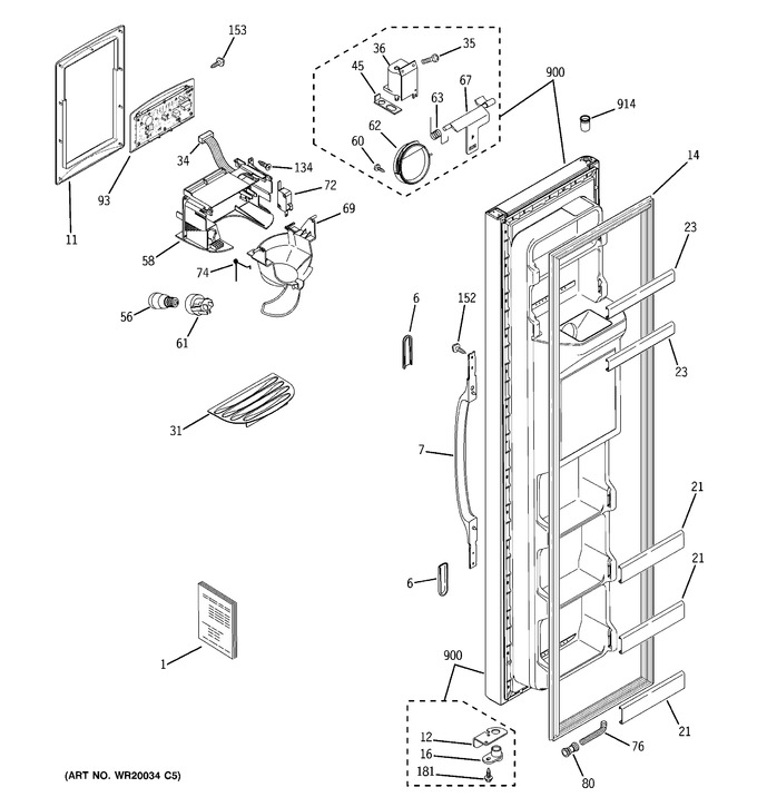 Diagram for HSS25GFTEBB